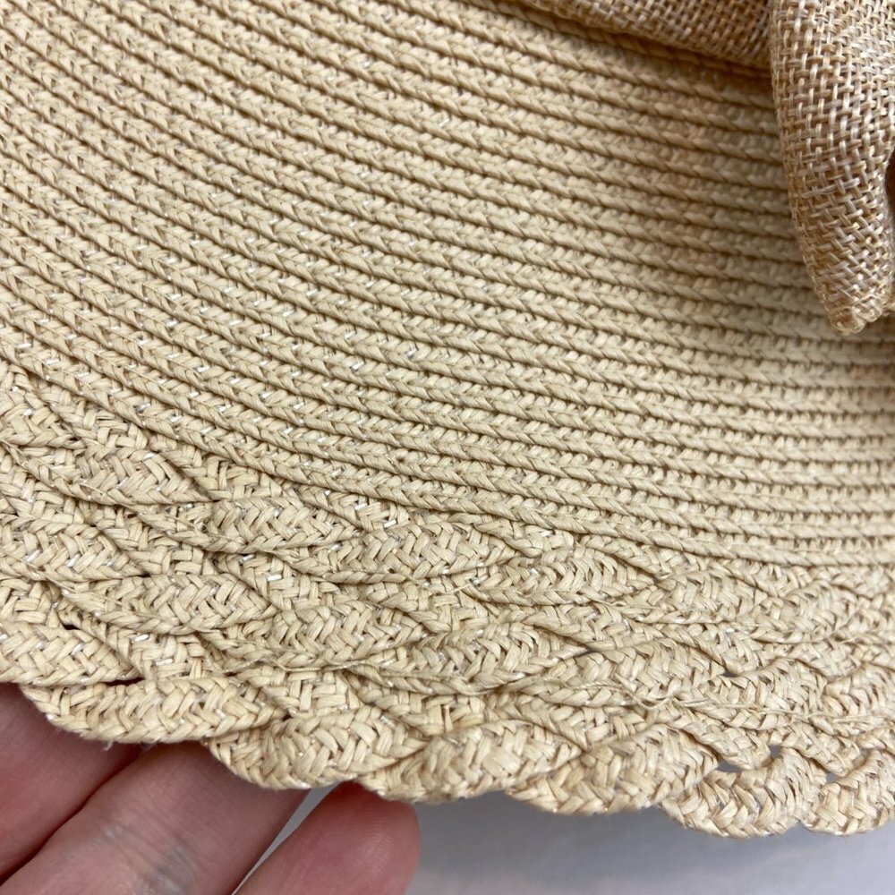 NWOT Sun Floppy Hat Bow 100% Paper - Picture 3 of 7